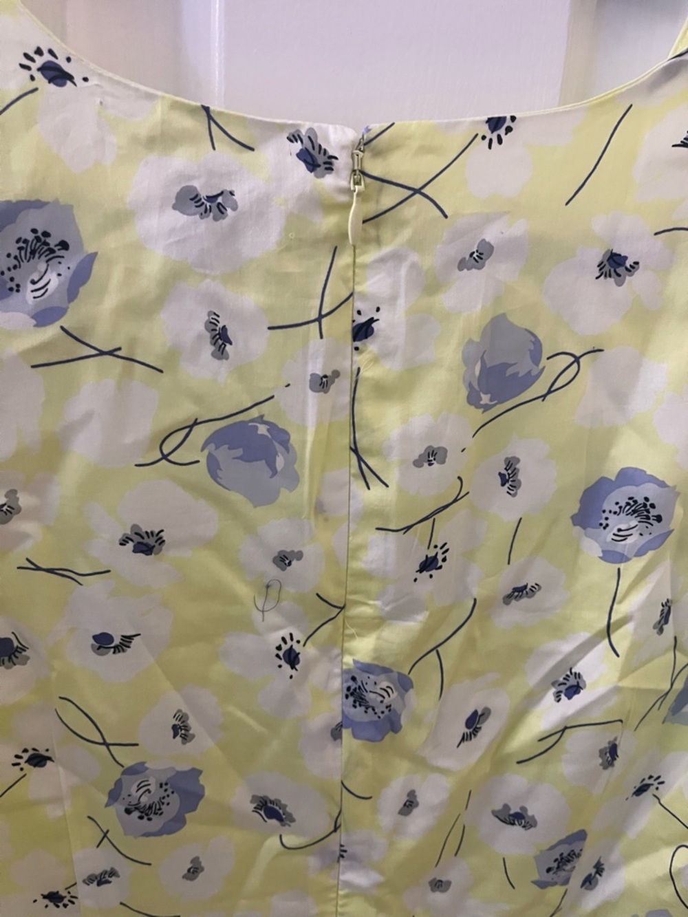 Ann Taylor Yellow Floral V-Neck Dress Size 10 NEW - Picture 7 of 8